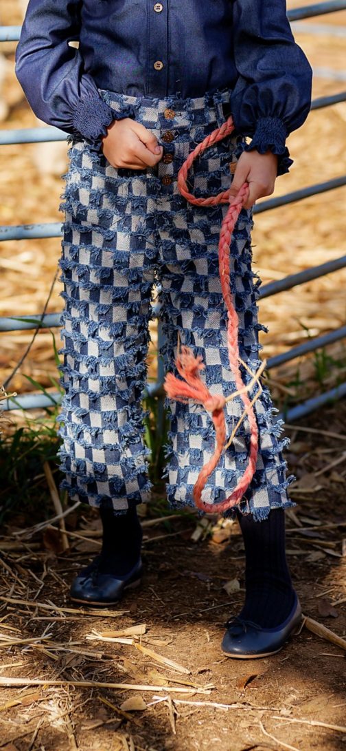Pantalón Denim Niña 01-56067 José Varón. - Imagen 3