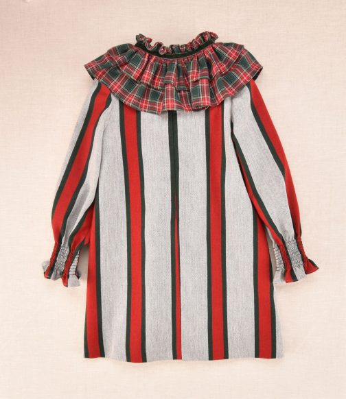 Vestido Cuadros Niña 01-56011 José Varón. - Imagen 2
